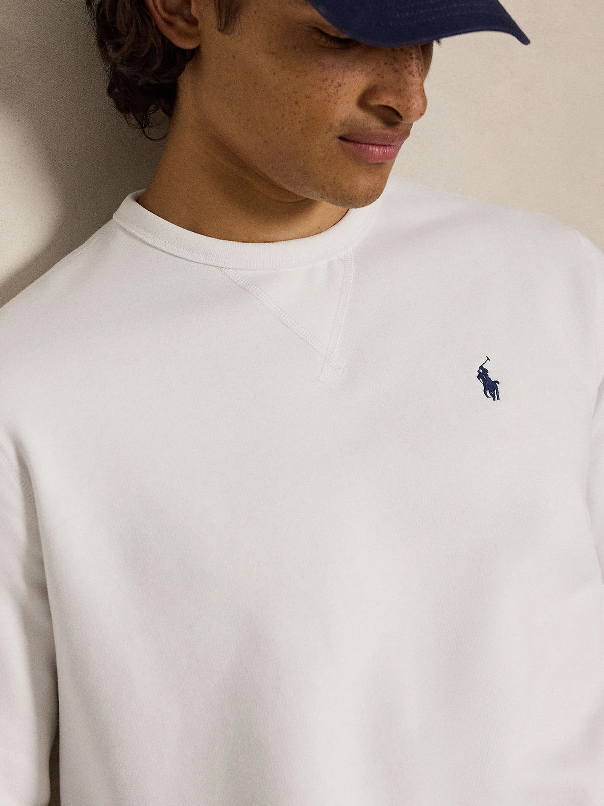 Polo Ralph Lauren Felpa Girocollo Bianca-4