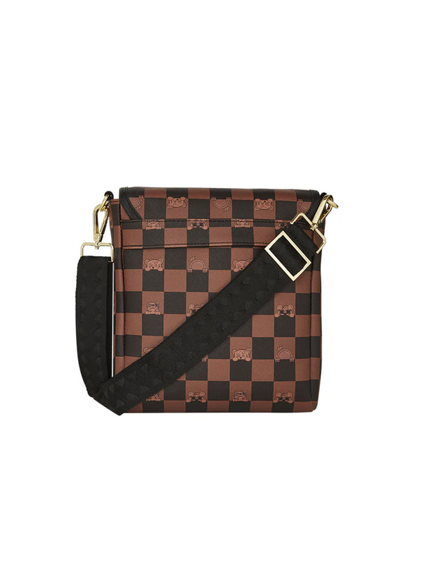 Peeking Character Check Messenger Sling-2