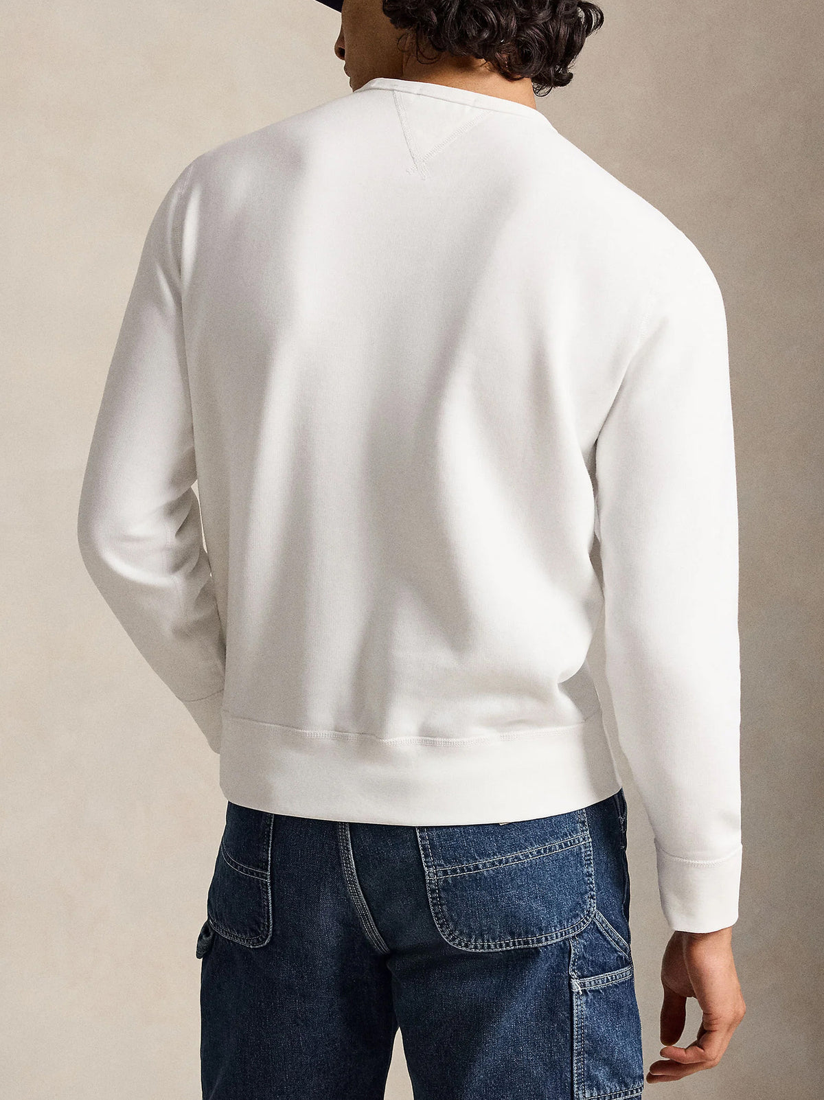 Polo Ralph Lauren Felpa Girocollo Bianca-3