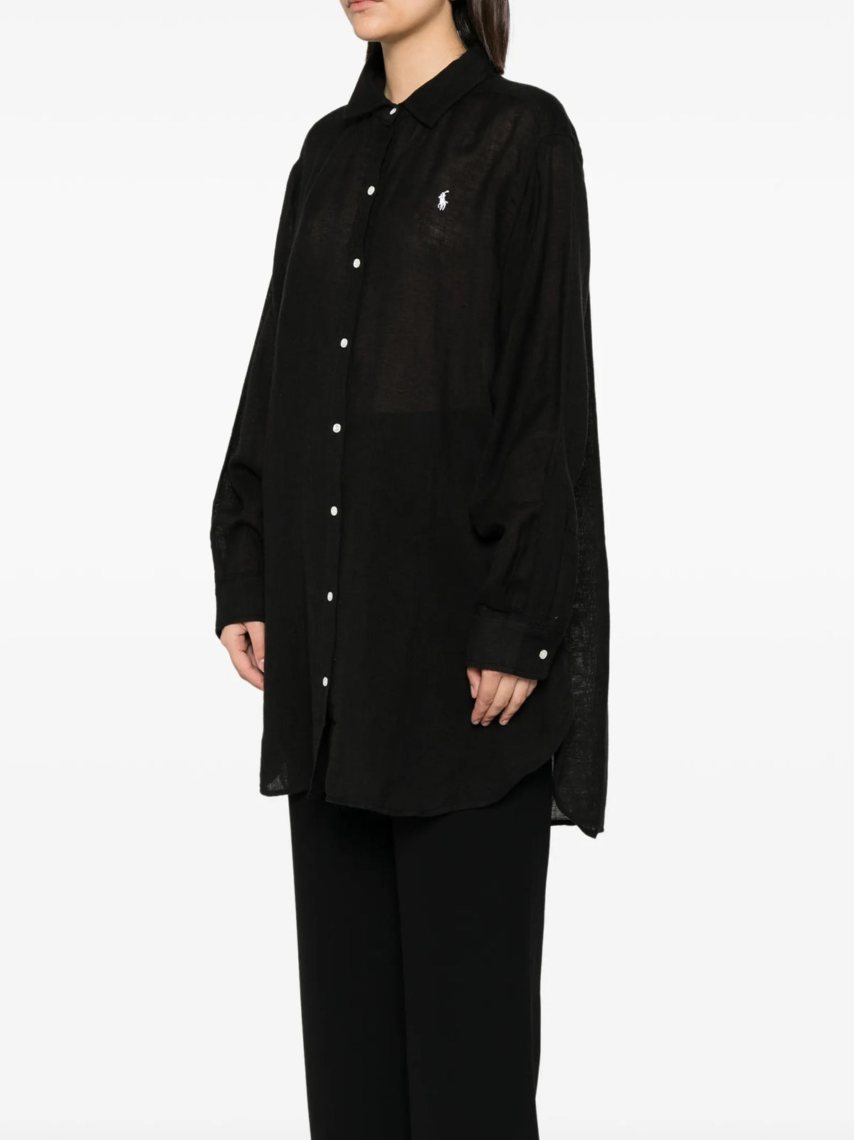 Polo Ralph Lauren Beachwear Camicia Over Nera-2