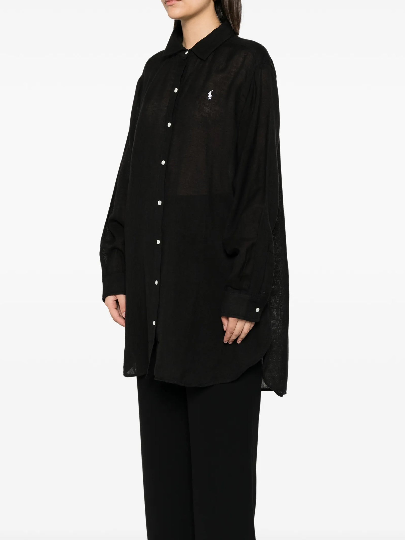Polo Ralph Lauren Beachwear Camicia Over Nera-2