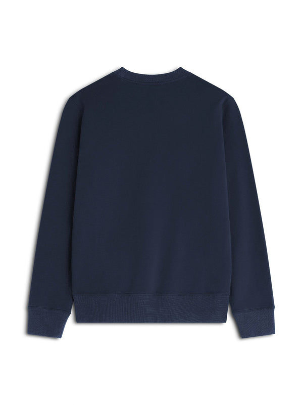Maison Kitsune Fox Head Regular Sweatshirt Navy-2
