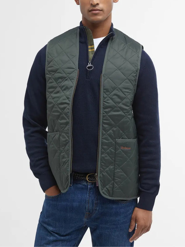 Gilet Trapuntato Con Zip Nella Fodera-2