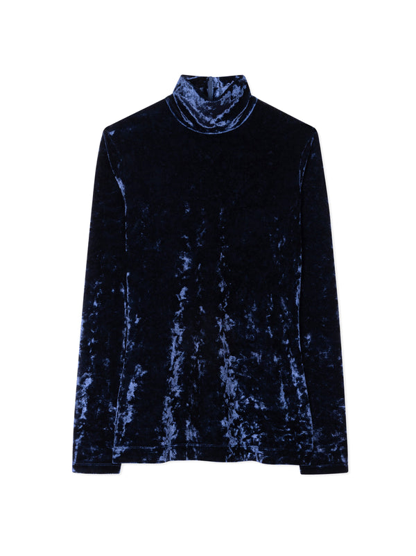 Maglia Dolcevita In Velluto