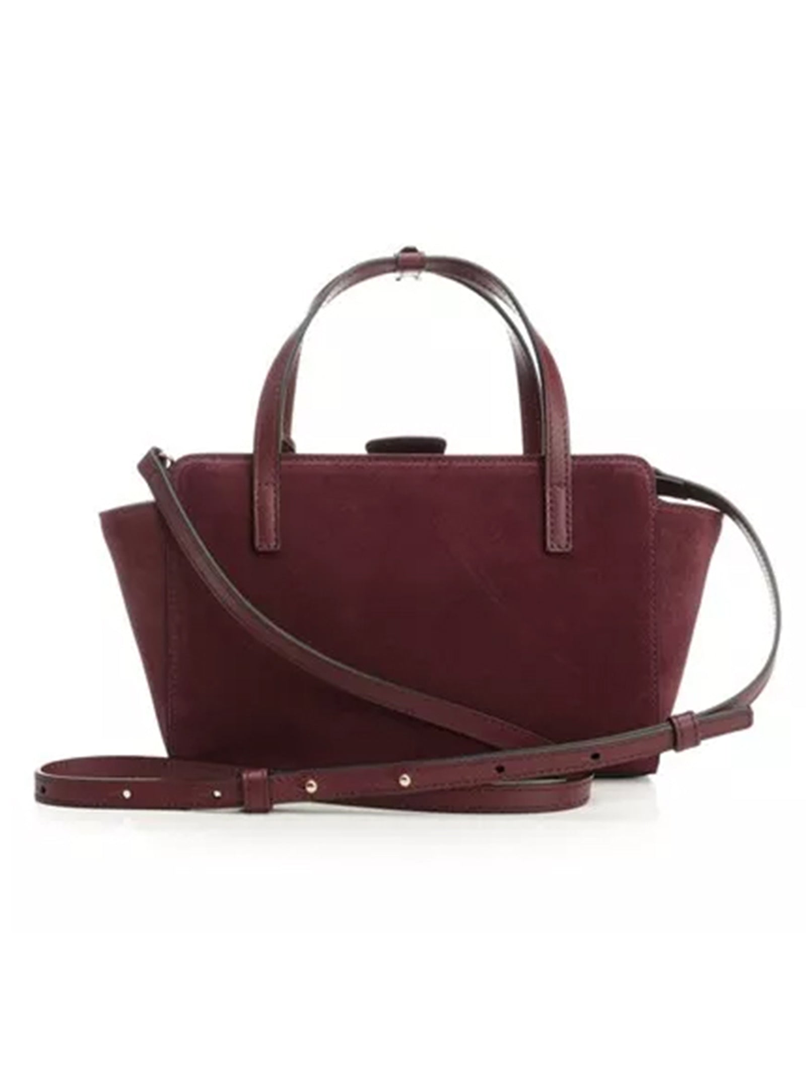 Hidesins Bag Flap S Suede Prugna-2
