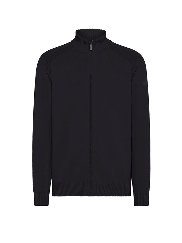 Rrd Cotton Plain Full Zip Knit