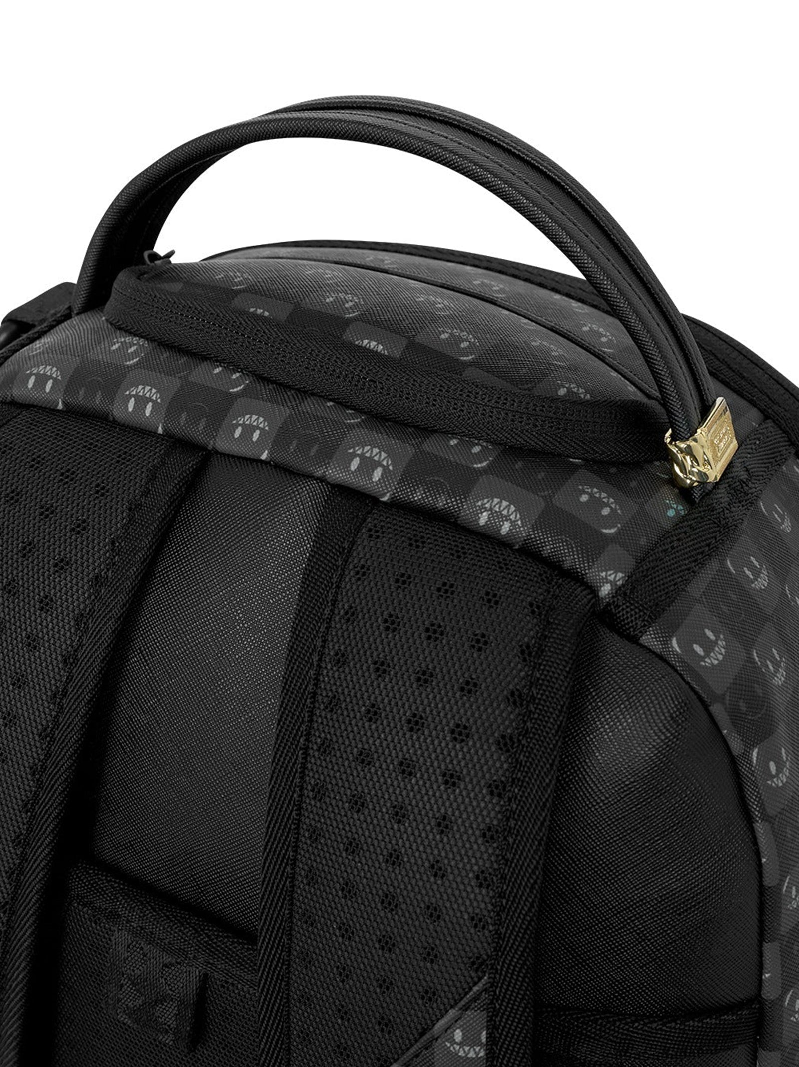 Sprayground Sharks In Paris Wtf Bubbly Black Check Zaino-4