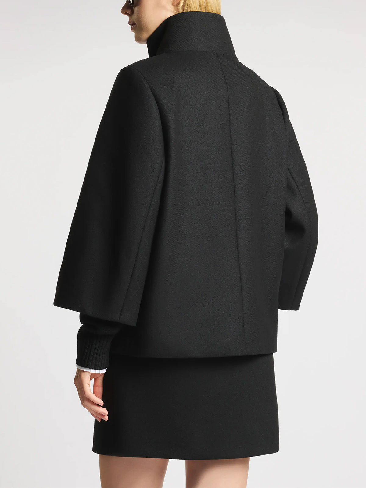 Fay Cappa Gancio Lana E Cashmere Nero-3