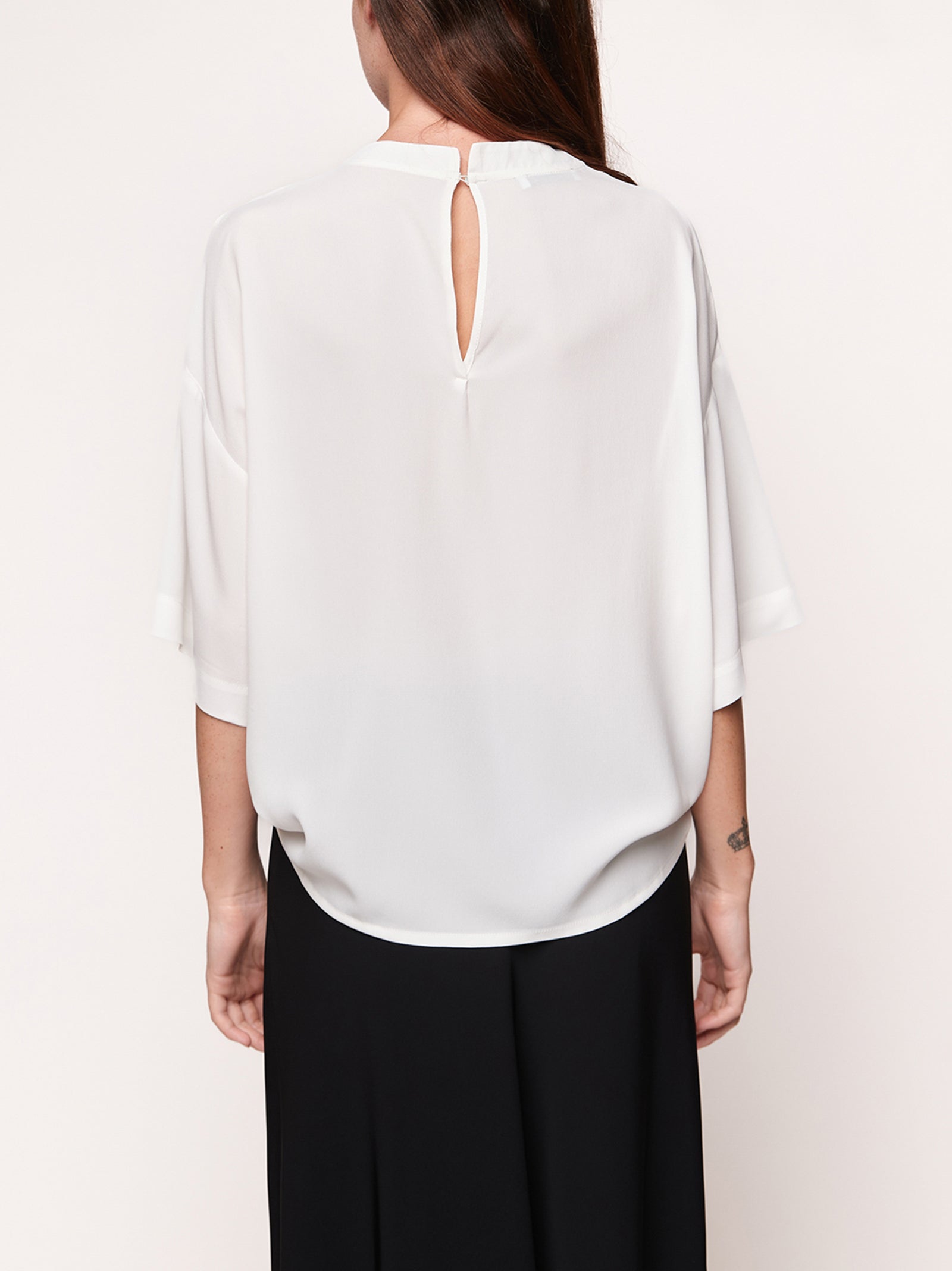T-Shirt Atrium In Crepe De Chine-3