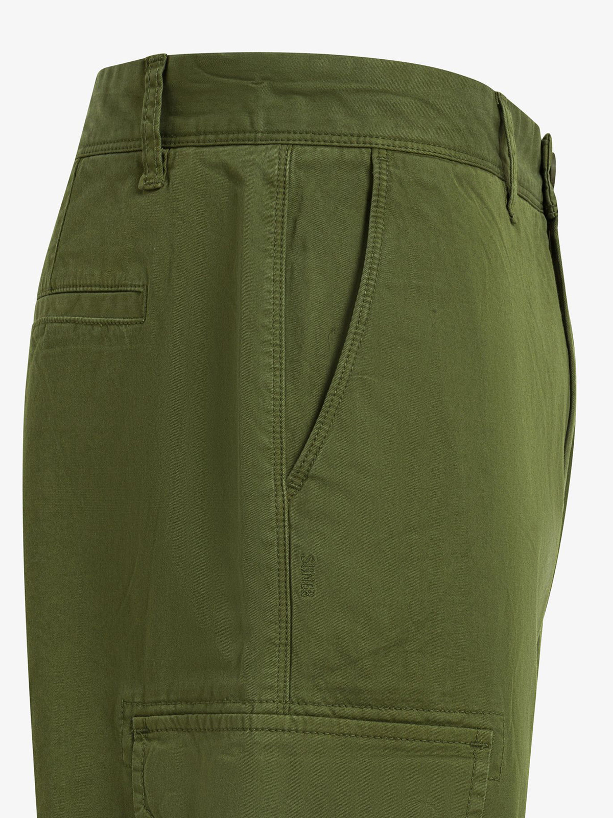Sun68 Shorts Cargo Pocket Verde-2