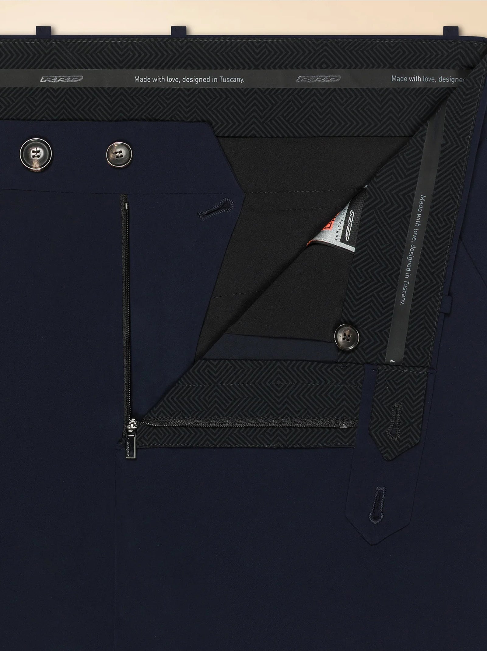 Rrd Pantaloni Terzilight Chino Blu Nero-4