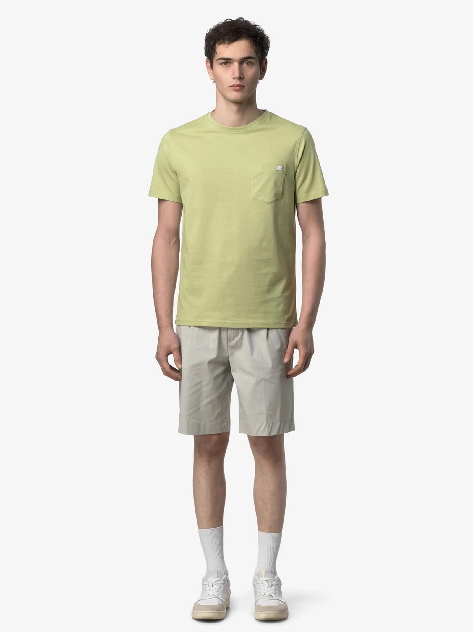 T-Shirt Sigur Jersey Slim Green Dk Lime-2