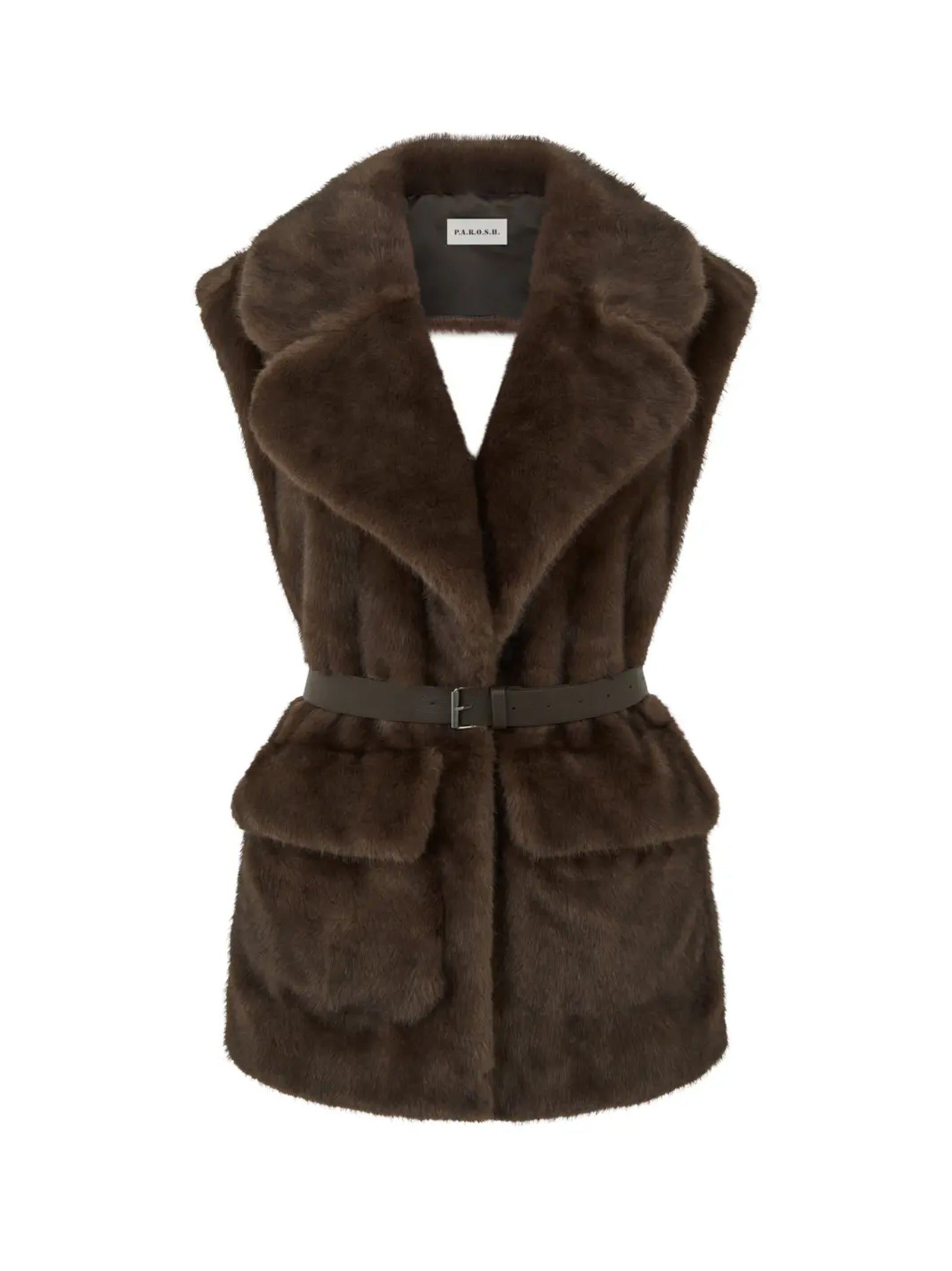 P.A.R.O.S.H. Gilet Ecopelliccia-1