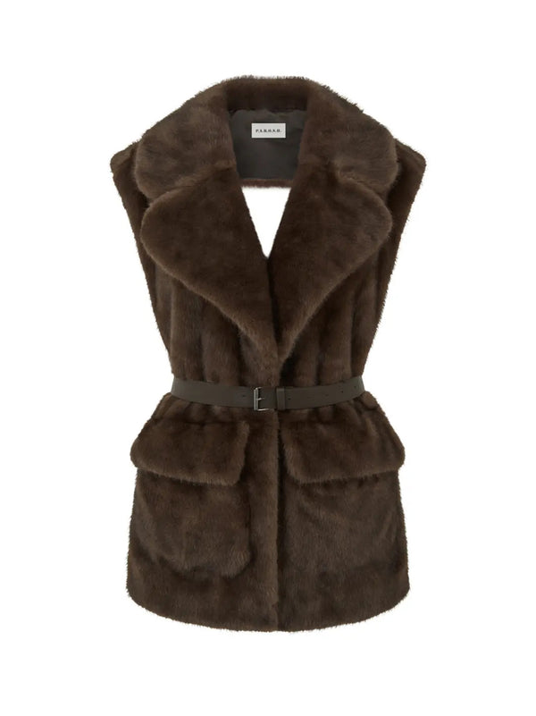 P.A.R.O.S.H. Gilet Ecopelliccia