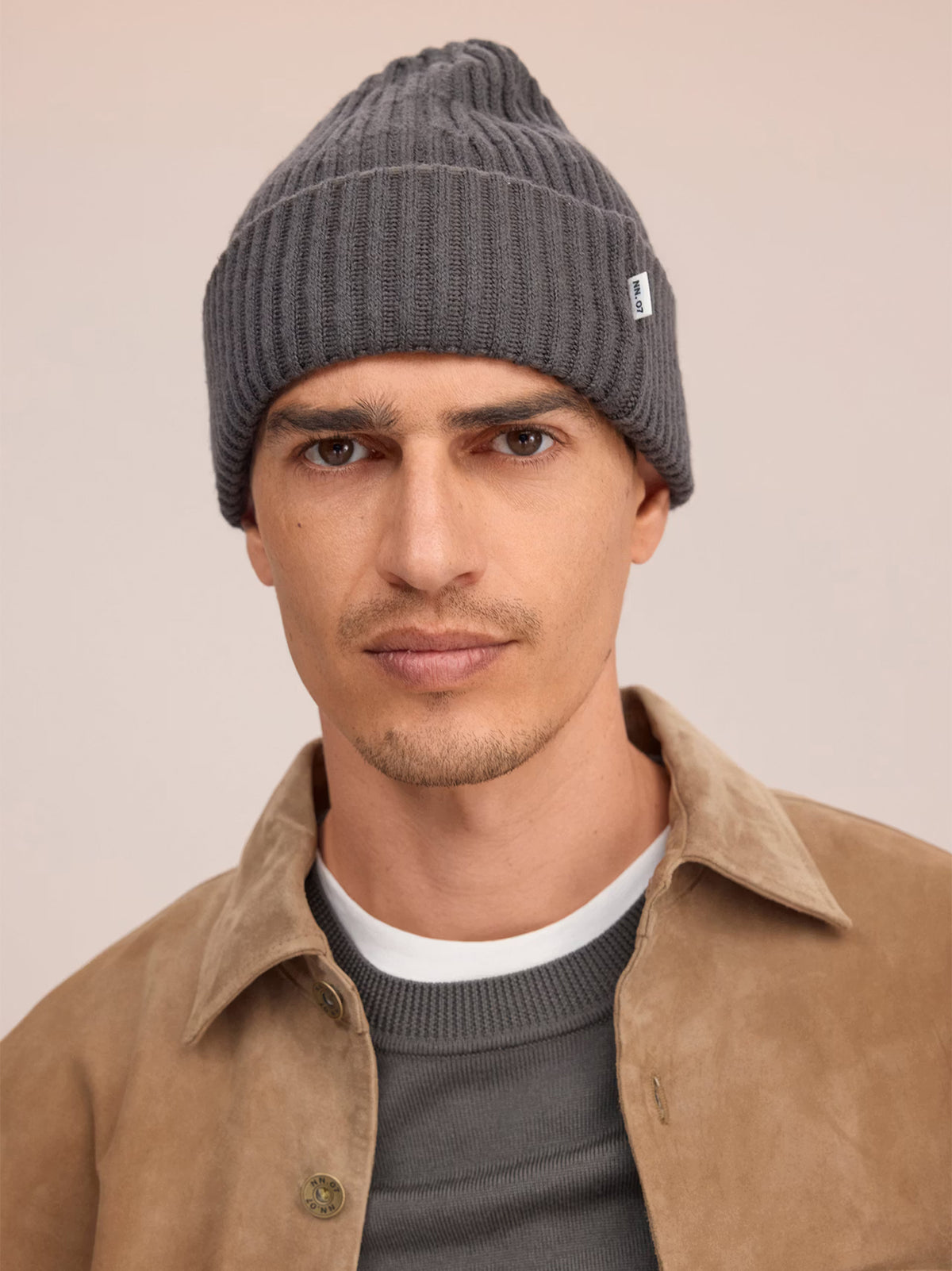 Nn.07 Berretto Misto Lana Charcoal Mist-2