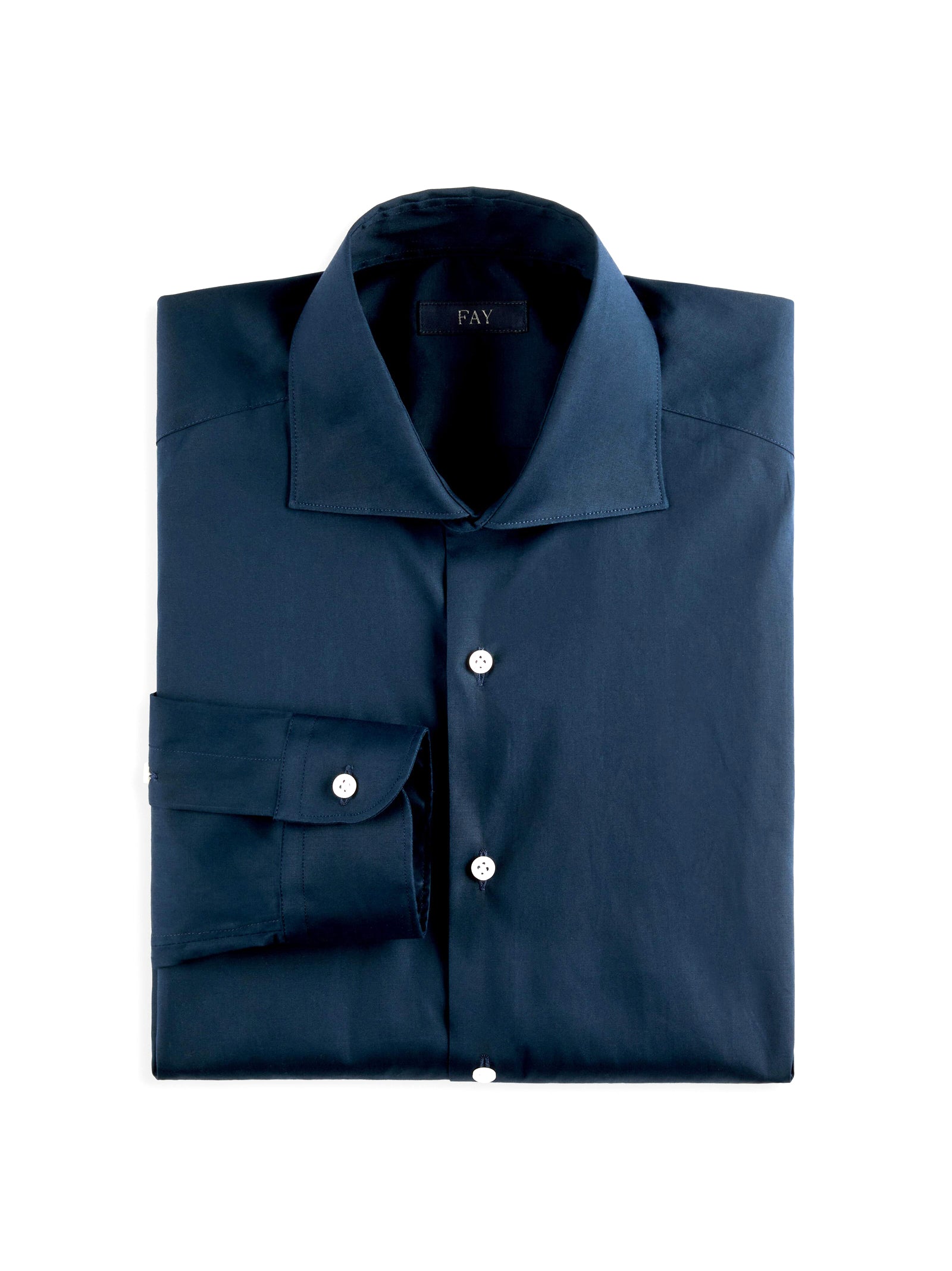 Camicia In Popeline Stretch Regular-1