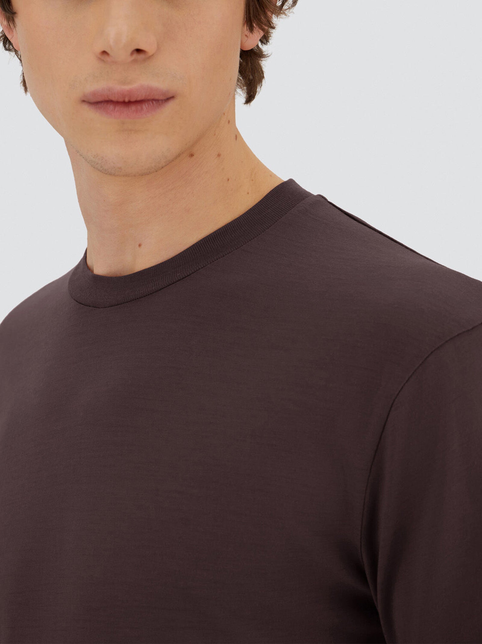 Herno T-Shirt Resort In Jersey Di Lana Moro-4