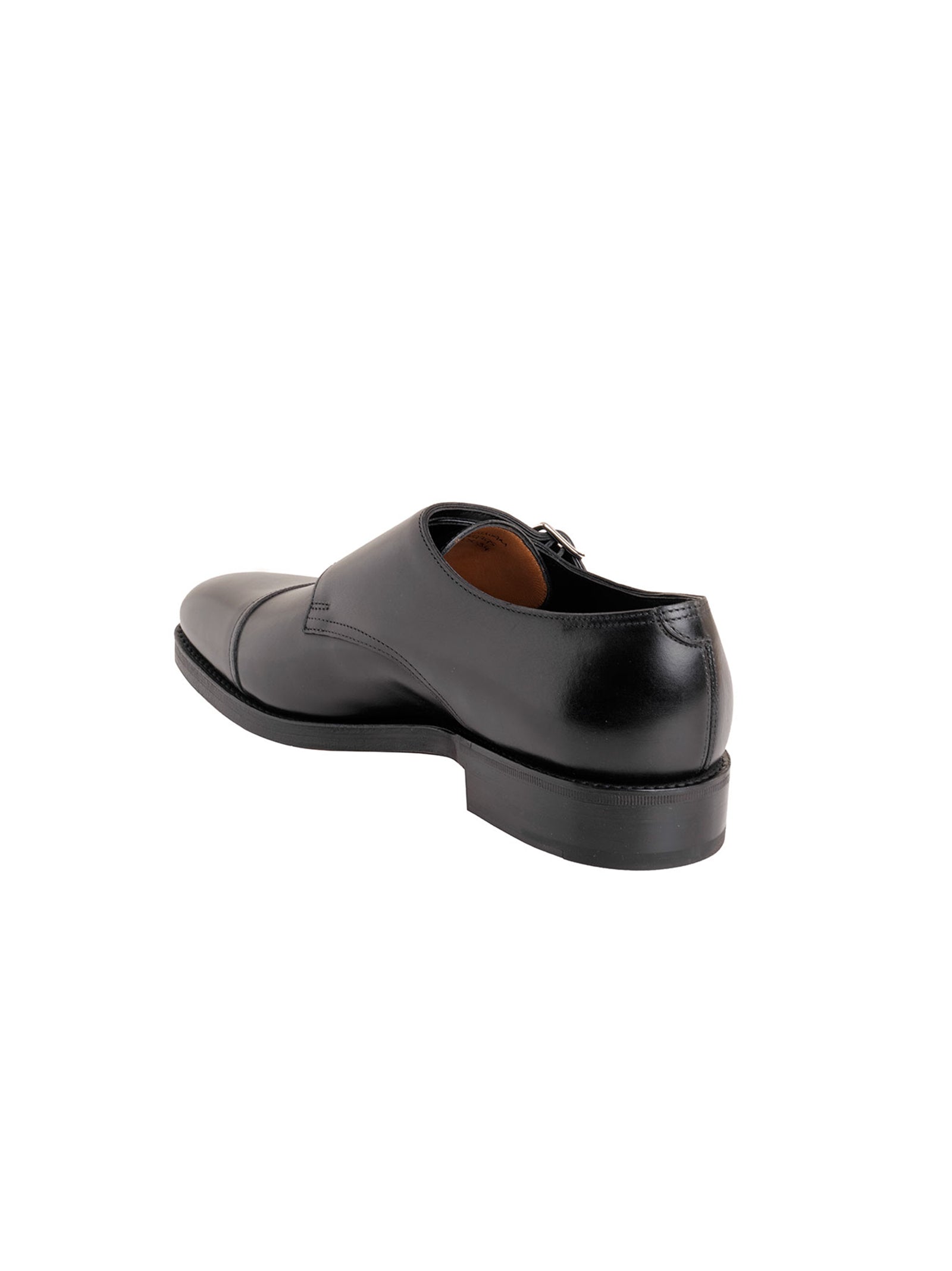 John Lobb Scarpe In Pelle  Doppia Fibbia Nere-3