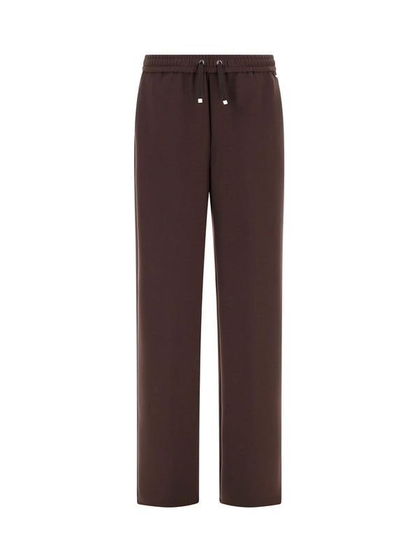Herno Pantaloni In Matt Crepe Satin