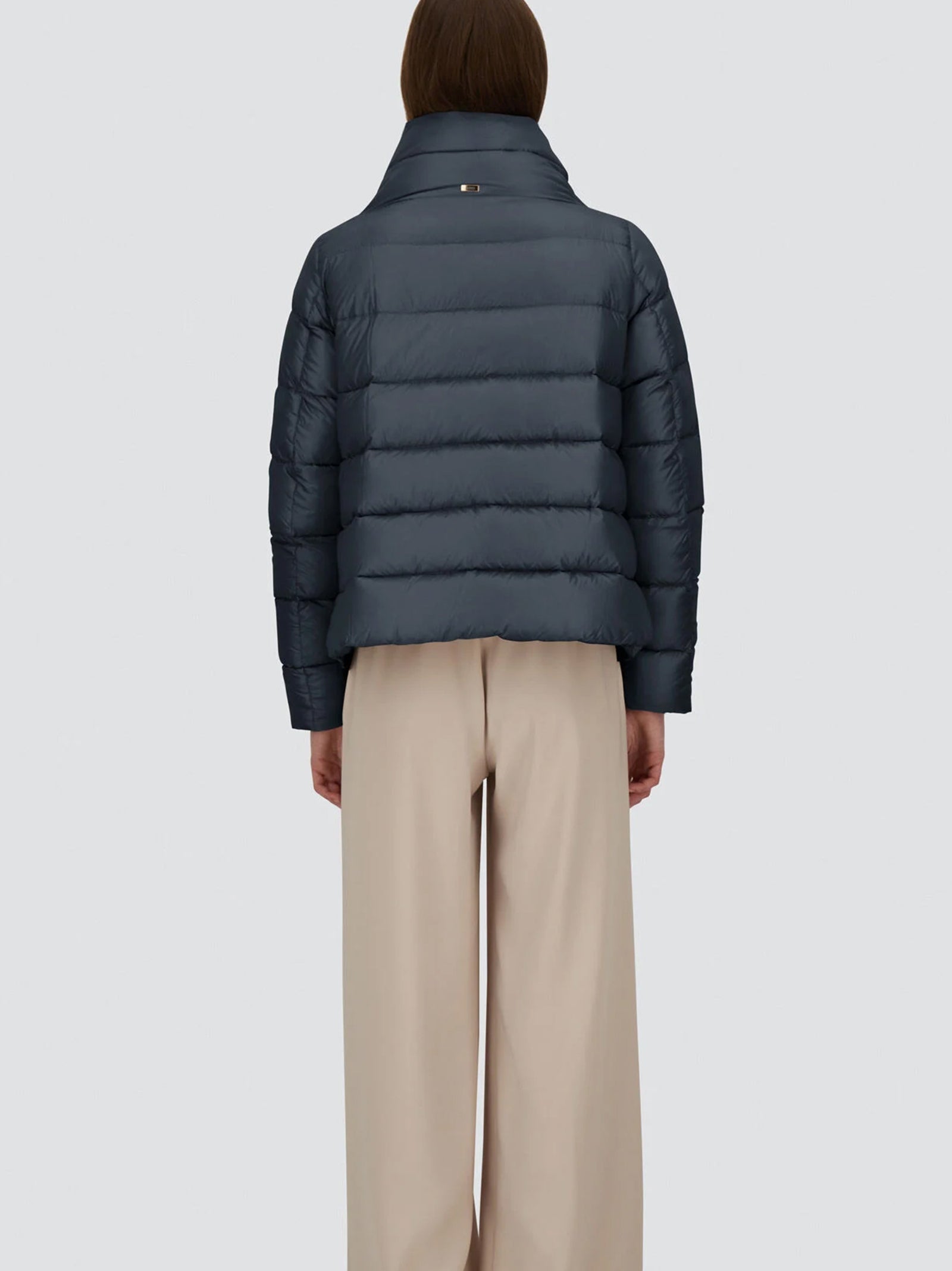 Herno Cappa In Nylon Ultralight Blu-3