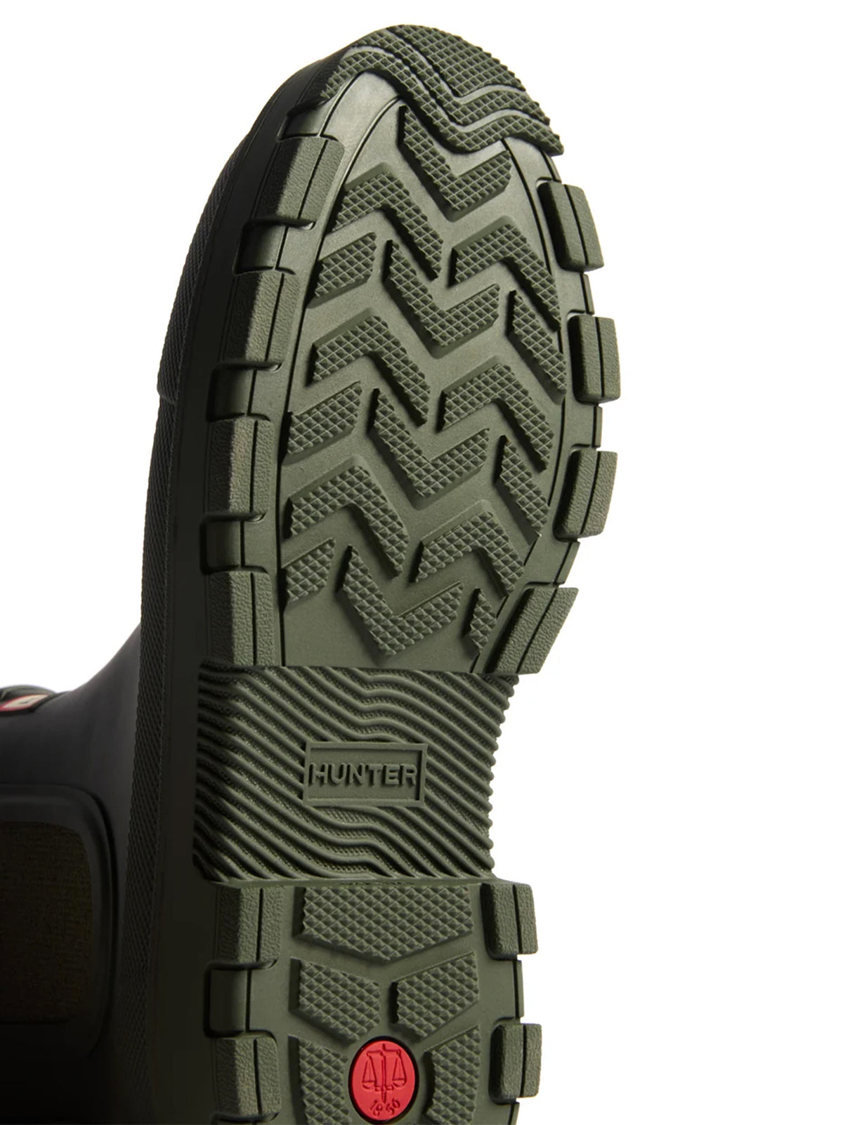 Hunter Stivaletti Elastic Chelsea Boot Dark Olive-4