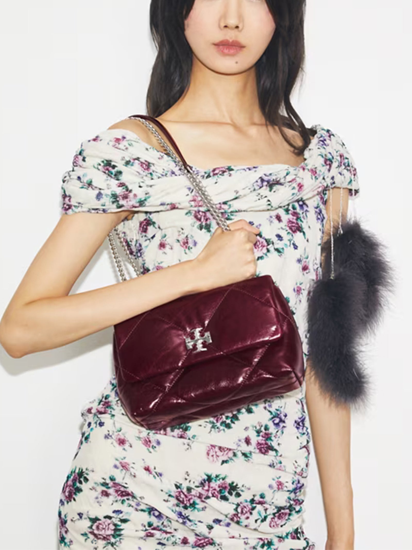 Shoulder Bag Small Kira Diamond Quilt-4