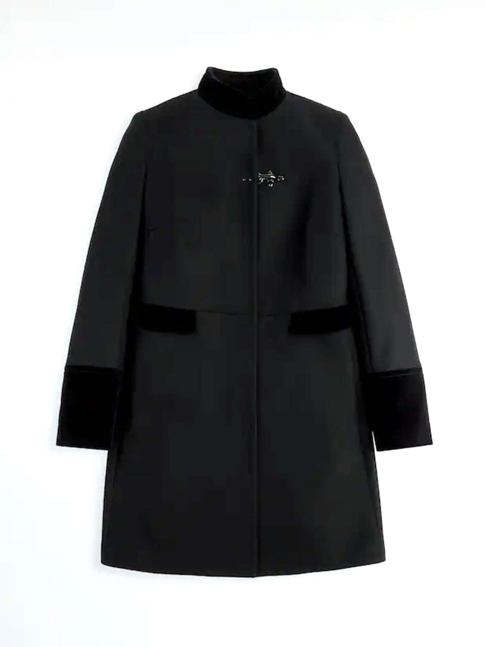 Fay Cappotto Monopetto 1 Gancio Nero-4