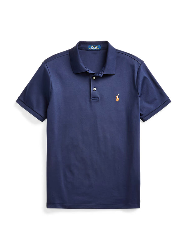 Polo In Cotone Custom Slim-Fit Navy