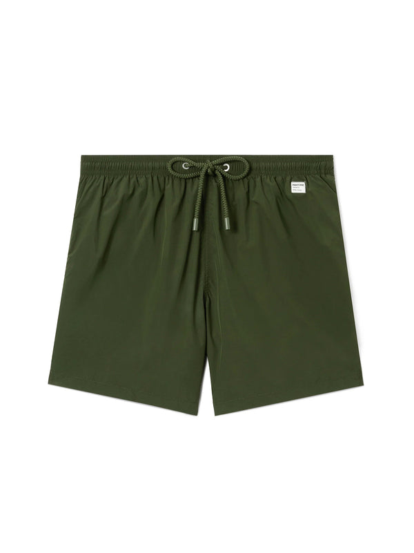 Costume Mare Lighting Pantone Verde Militare Tinta Unita Special Edition di SAINT BARTH - uomo