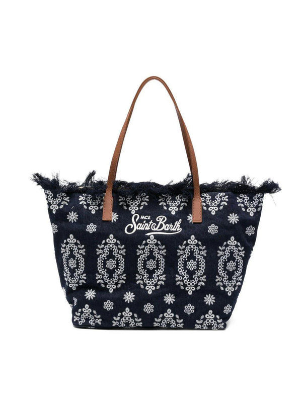 SAINT BARTH CITY BAG SANGALLO BLU-SAINT BARTH-CBF0001 01773L