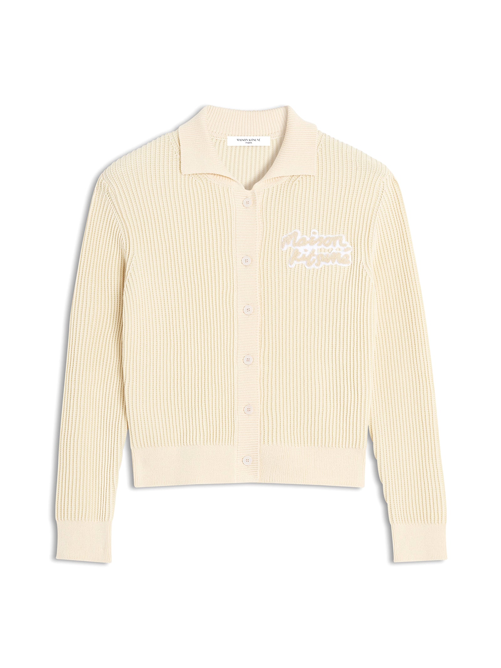 Maison Kitsune Handwriting Ribbed Comfort Cardigan-1