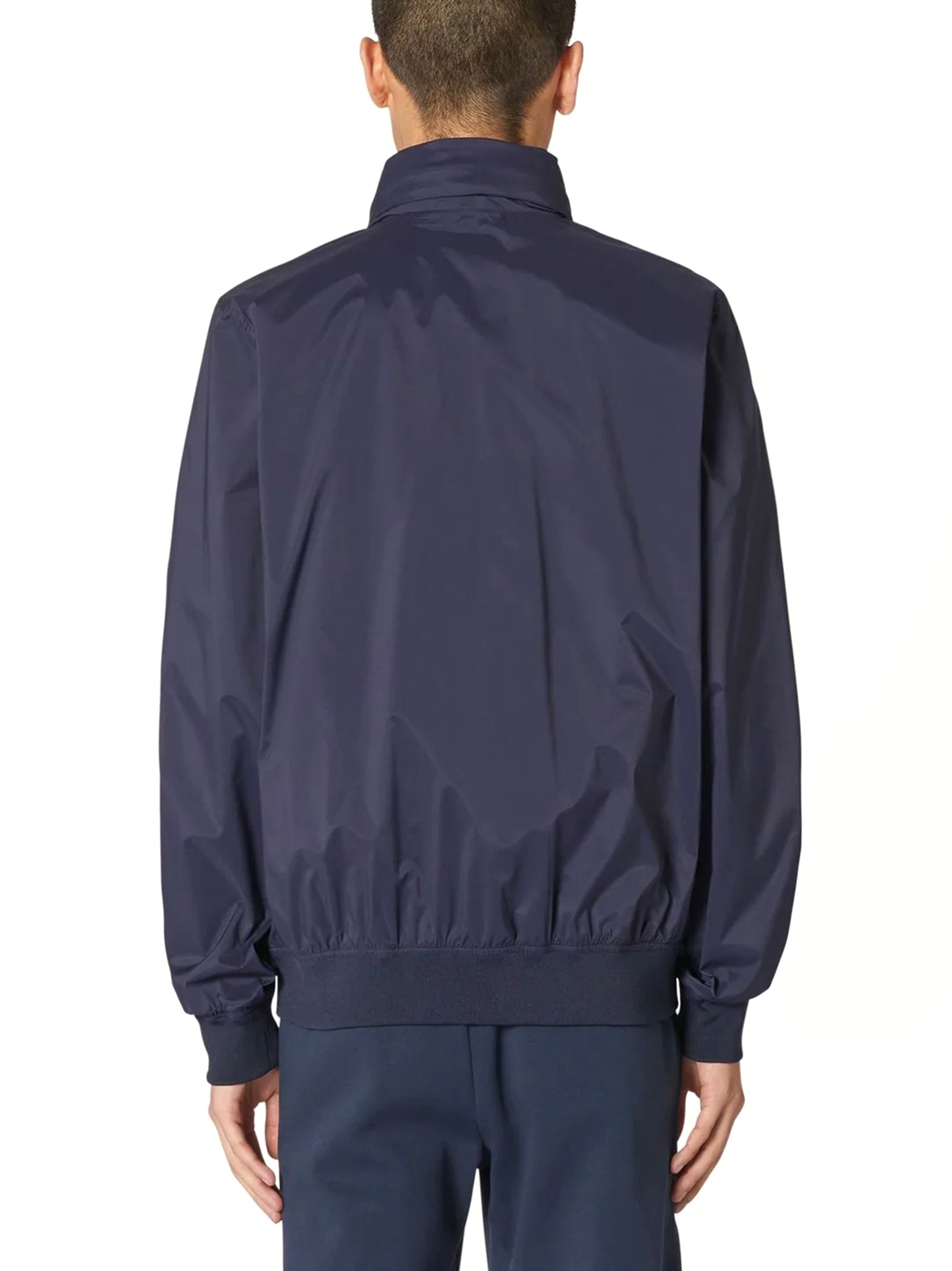 Giubbino Corto Amaury  Stretch Nylon Jersey Blue-2