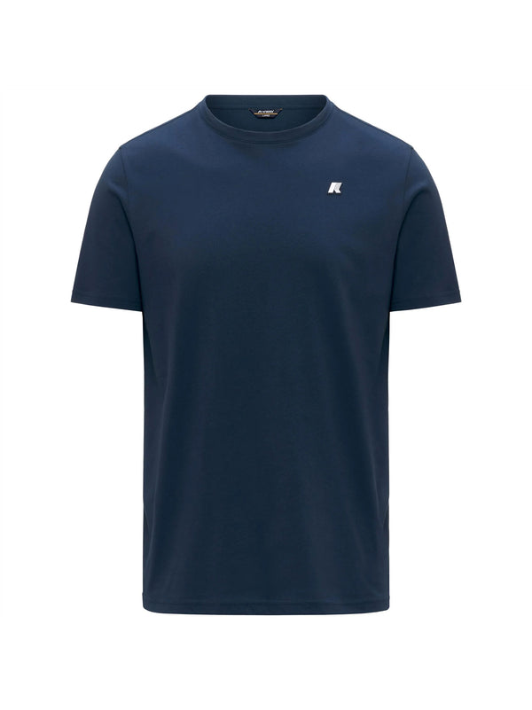 T-Shirt Odom Jersey Slim Blue Insignia di K-WAY - uomo blue insignia