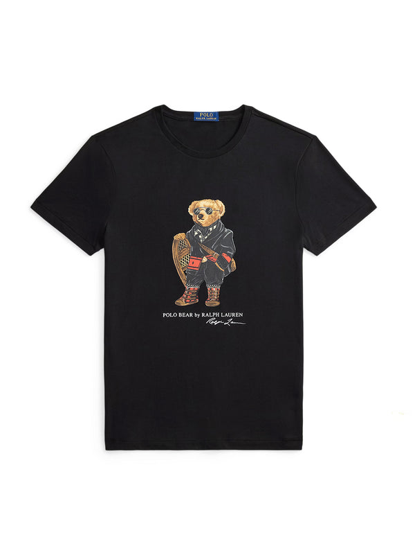 Polo Ralph Lauren Maglietta Polo Bear Custom Slim-Fit Black