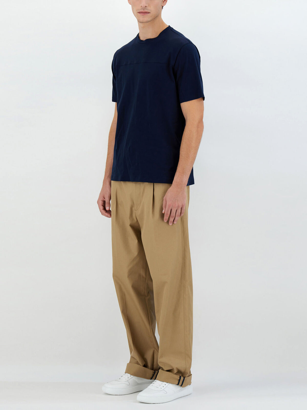 T-Shirt In Superfine Cotton Stretch-3