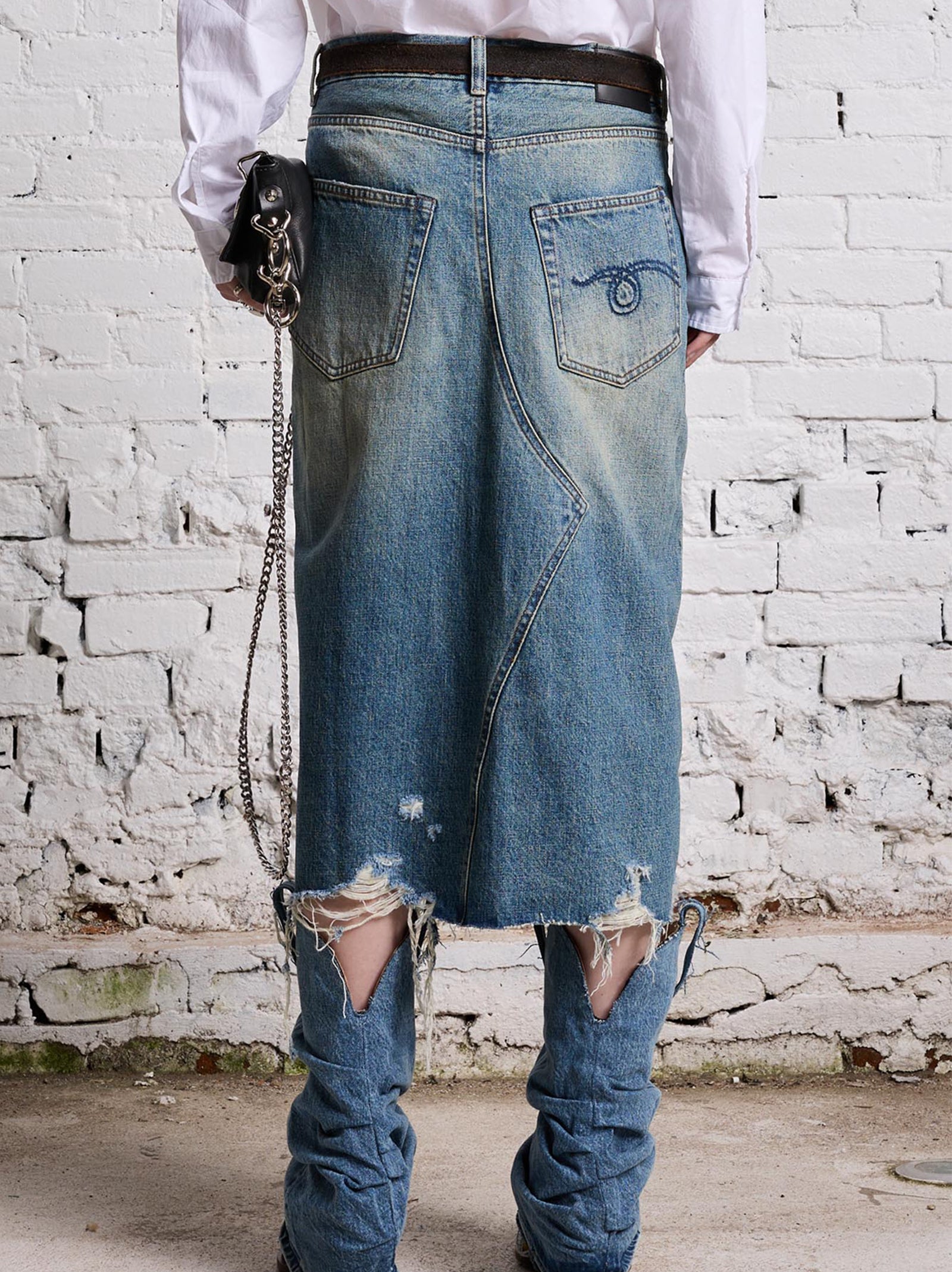 Jesse Skirt Clinton Blue-3