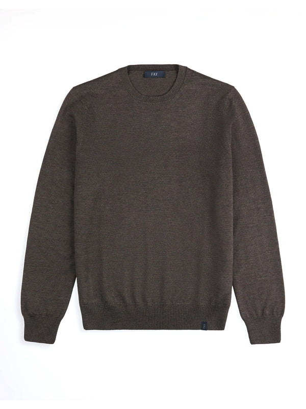 Fay Pull Girocollo In Lana
