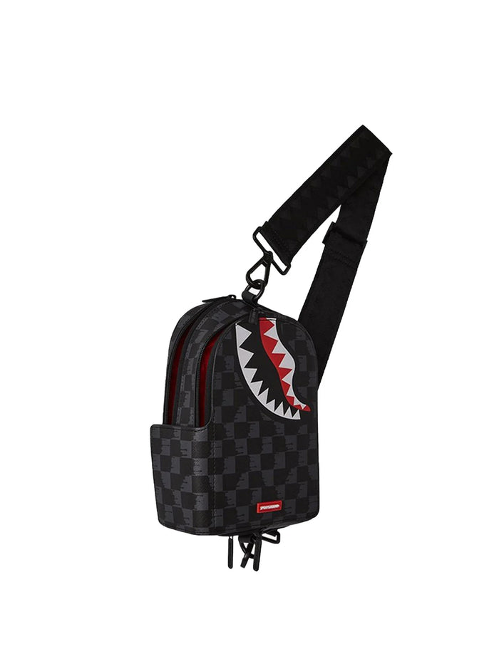 Marsupio Drip Check Shark Backpack Sling-2