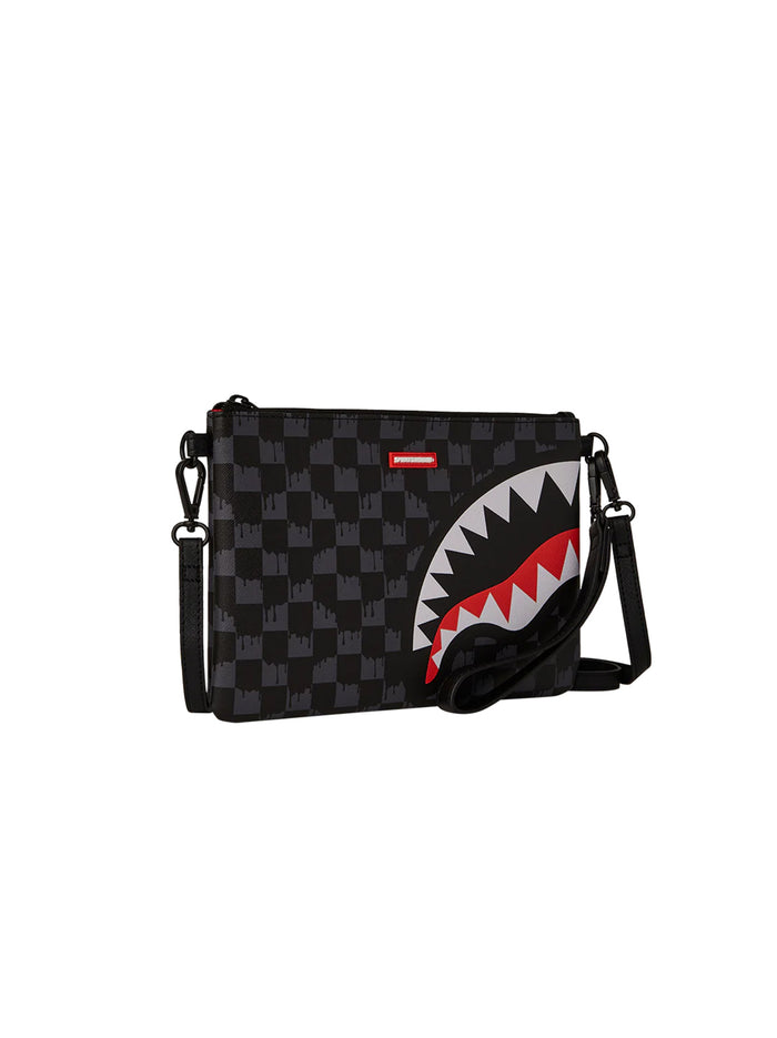 Clutch Strap Check Shark Cross-2