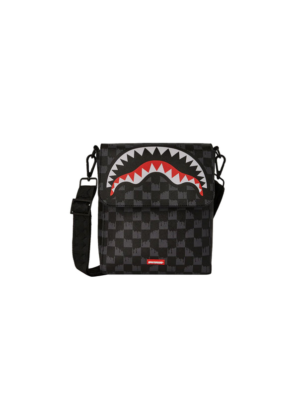 Tracolla Check Shark Messenger Sling