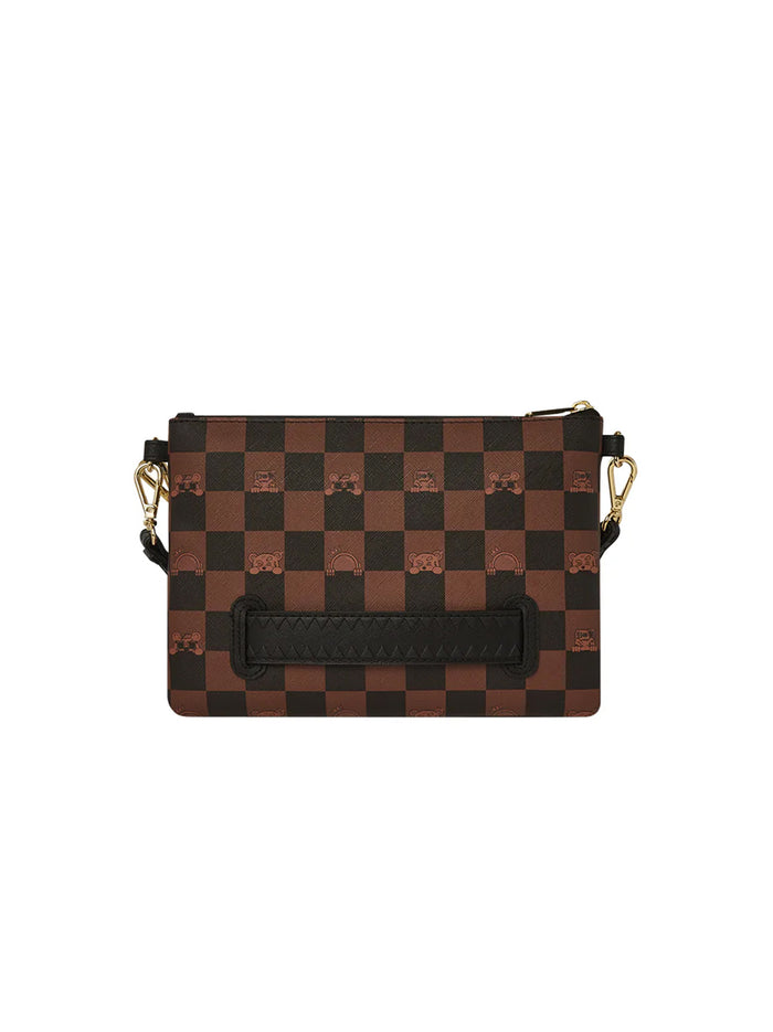 Pochette Peeking Character Check Pouchette-2