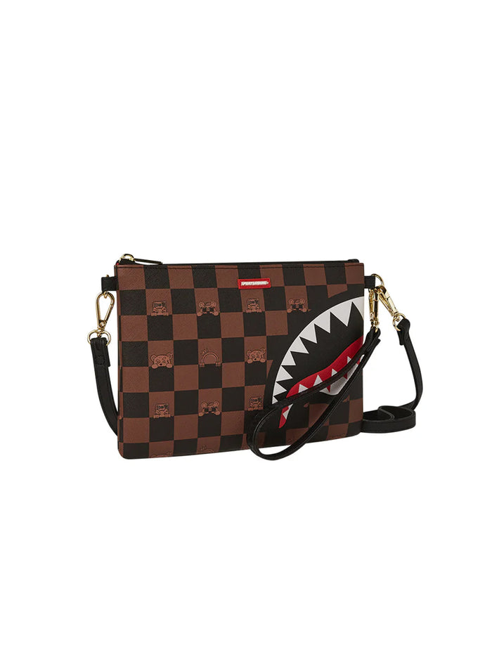 Pochette Peeking Character Check Pouchette-3