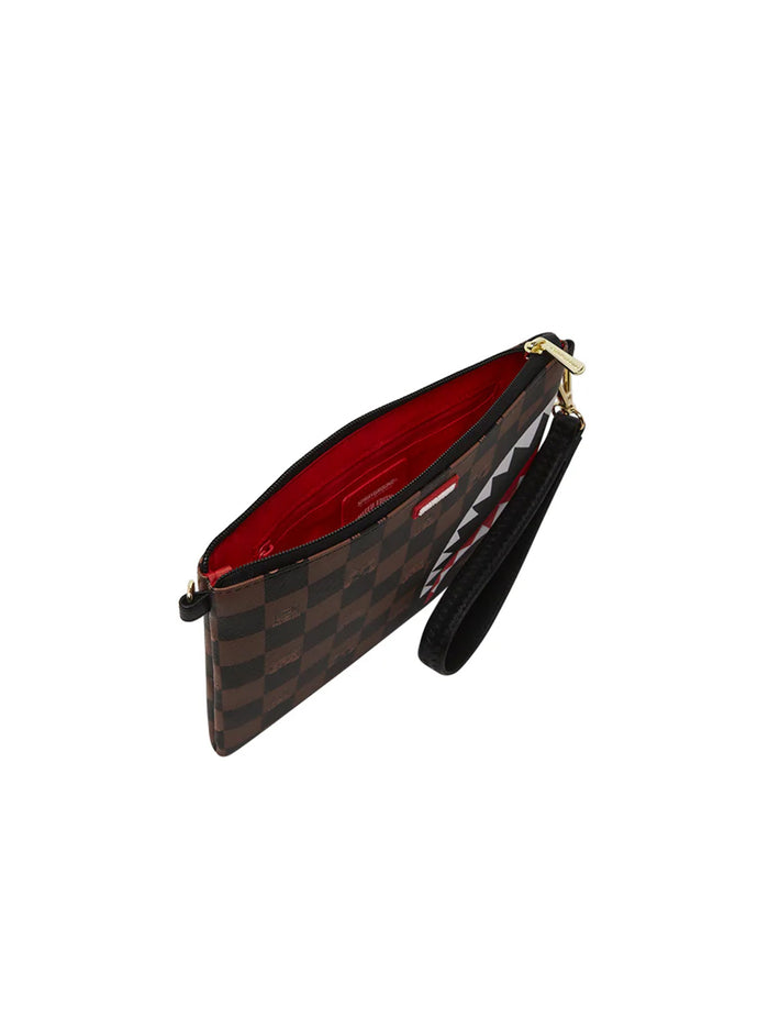 Pochette Peeking Character Check Pouchette-4