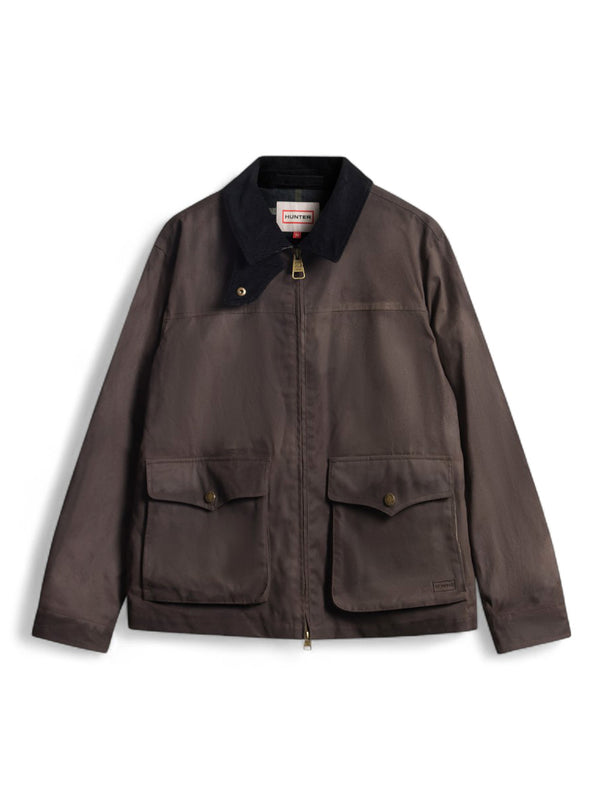 Hunter Giacca cerata Duggan Oversized Chocolate Brown