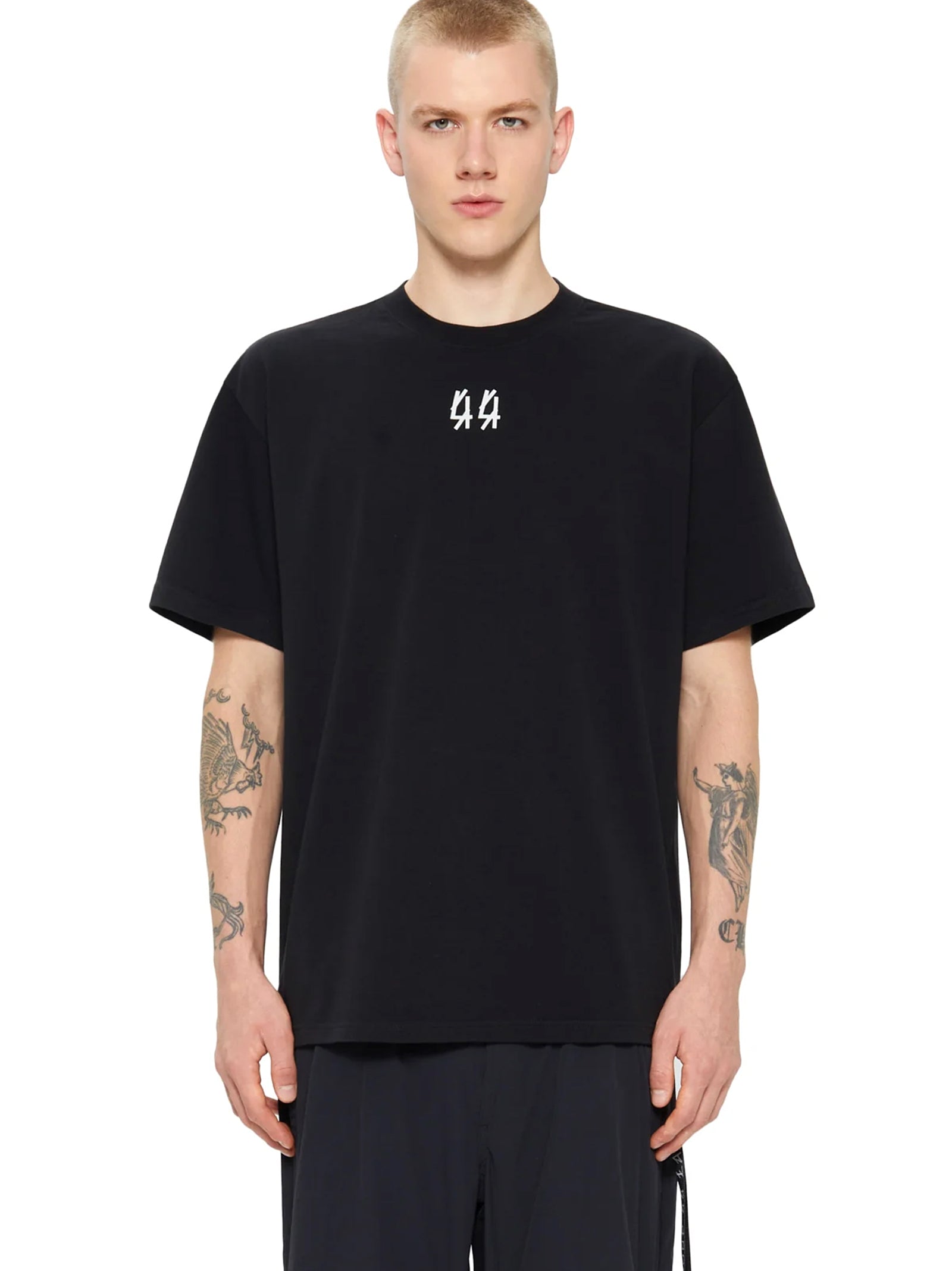 44 Label T-Shirt Jersey Nera Centipede Tee-1