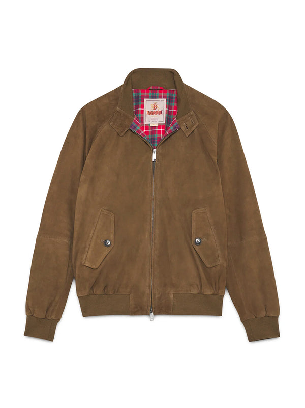 Baracuta Giubbino G9 Suede Dark Olive