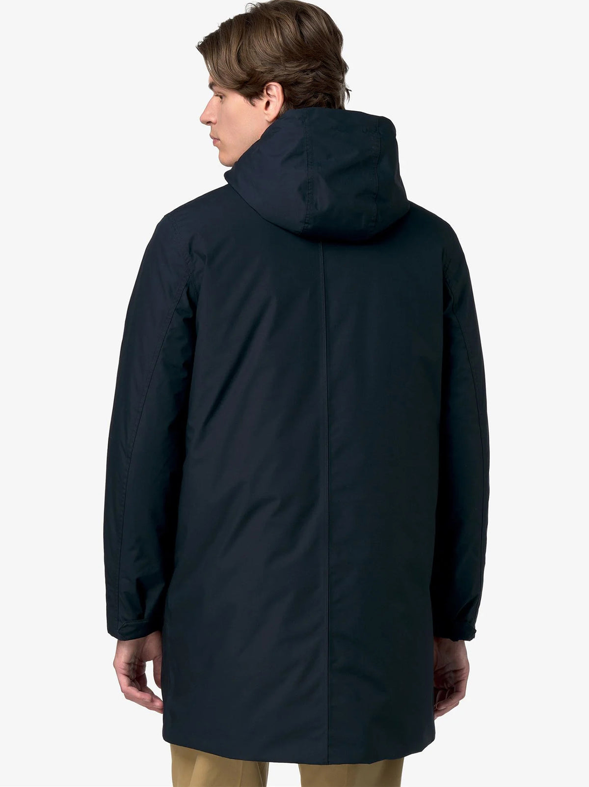 K-Way Giacca Thomas Warm Micro Canvas Blue-3
