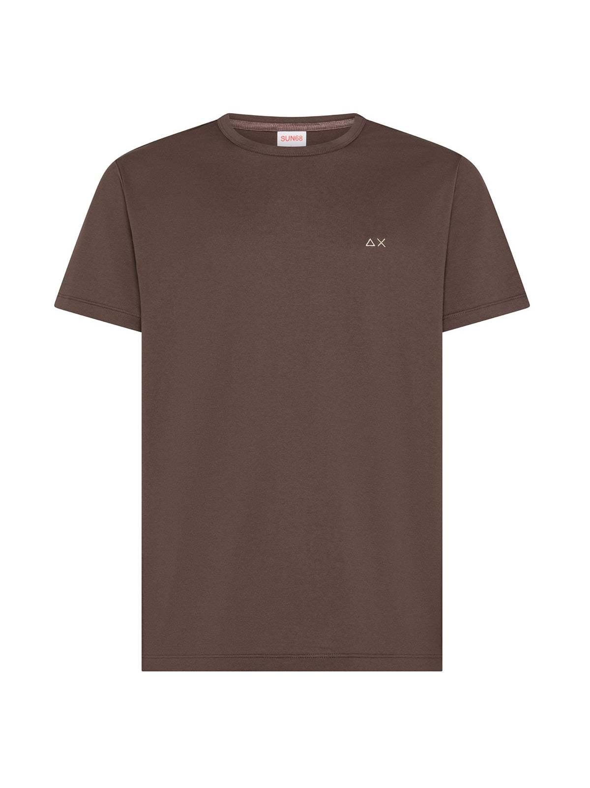 Sun68 T-Shirt Jersey Marrone-1