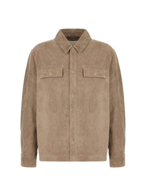 Calvin Klein Suede Shirt Jacket