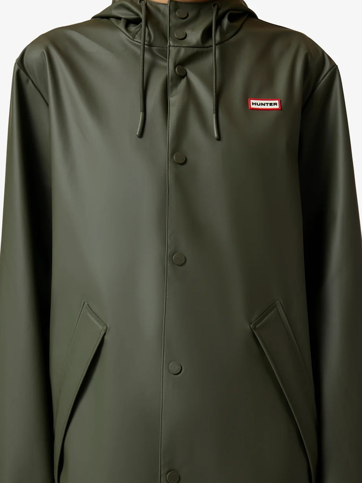 Hunter Giubbino Jo PU Raincoat verdone-3